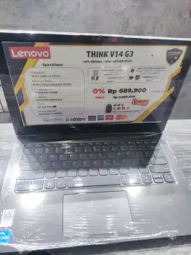 Cicilan Bunga 0% Laptop Lenovo Think V14 G3