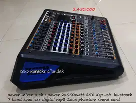 power mixer 8ch suara bagus