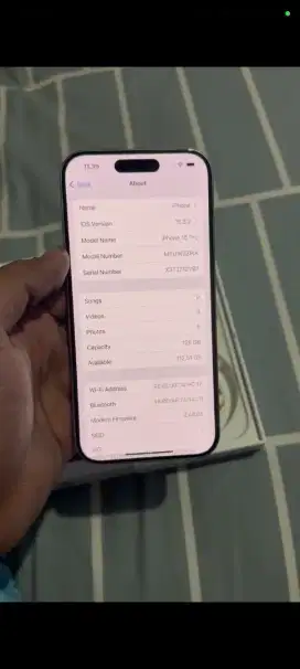 iphone 15pro 128gb ex inter
