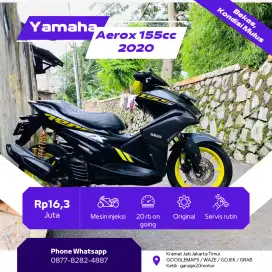Yamaha aerox 155cc std blucore Fi tahun 2020
