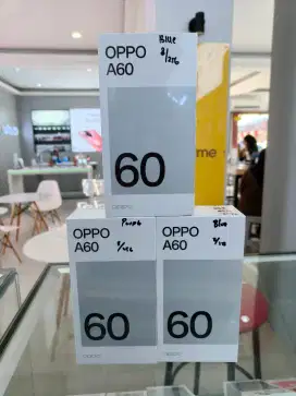 New OPPO A60 8+8GB/256GB Resmi Segel