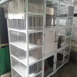 Kandang Kucing Aluminum 6 kamar