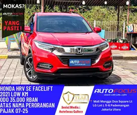 Tdp30JT Low km Honda Hrv 1.5 L SE AT Facelift nik 2021 Merah