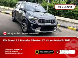 [SUNROOF] Kia Sonet 1.5 Premier AT Hitam Metalik BOSE 2021/2022