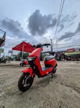 Sepeda Listrik Uwinfly M75 Merah -Original & Bergaransi Resmi-