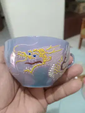 Mangkok antik gambar naga