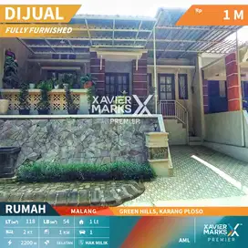 Dijual Rumah Terawat Full Furnish di Green Hills Malang