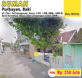Rumah Murah Siap Huni Furnished Lokasi Purbayan Baki