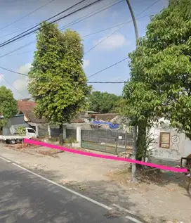 Tanah Pekarangan tepi jalan raya Area Bisnis Tengah Kota Jogja