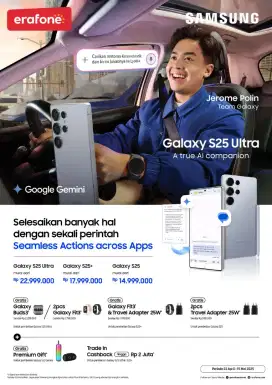 Menjual berbagai macam merek Samsung Series S25