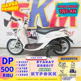 (Fino tahun 2018 dp:500 angsuran 23rb/hri cash credit