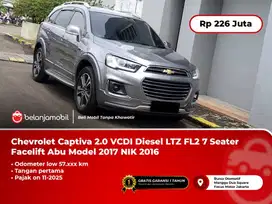 [LOWKM] Chevrolet Captiva 2.0 Diesel LTZ 7Seat Abu Model 2017 NIK 2016