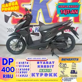 (GEBYAR DP 400K) HONDA BEAT DELUXE 2023 CASH/CREDIT