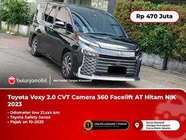 [LOW KM] Toyota Voxy 2.0 CVT TSS Camera360 Facelift AT Hitam 2023/2024