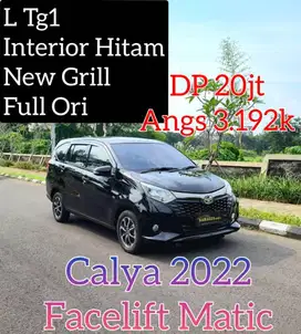 Calya G Facelift 2022 Matic New Model Putih AT Metik Sigra 2021 R