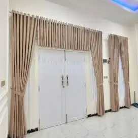 gorden lengkap vitrase beai dobel pasang