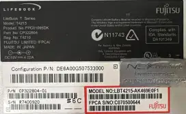 Dijual lifebook (laptop) bekas