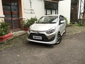 KM Rendah - TOYOTA AGYA 1.2 G TRD SPORTIVO BENSIN A/T 2018 SILVER