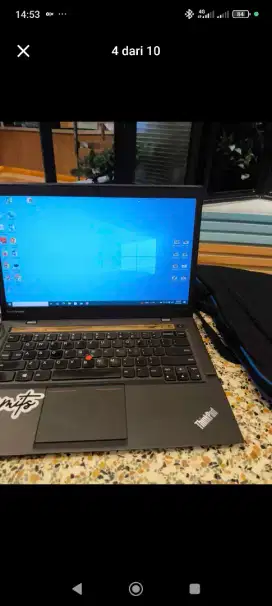 Laptop lenovo thinkpad x1 carbon intel i5 ram 8gb pakai nvme m2 256gb