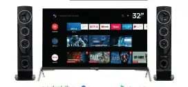 Tv digital politron 32' + speaker