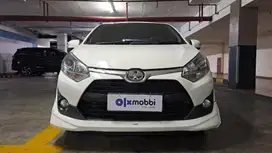 TDP 6,JT Toyota Agya 1.2 G TRD Sportivo Bensin-AT Putih 2019