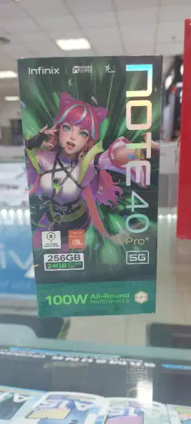Infinix Note 40 Pro+ 5G 12/256GB Garansi Resmi Bisa Cod Depok