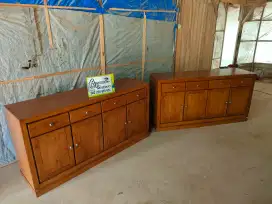 Bufet minimalis READY STOCK FULL KAYU JATI