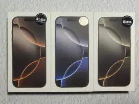 IPHONE 16 PRO 256 GB BARU SEGEL BNIB GARANSI RESMI INDO MURAH