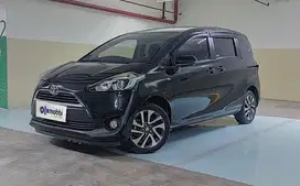 TDP 8,JT Toyota Sienta 1.5 V Bensin-AT Hitam 2017