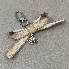 Gantungan kunci gantungan tas pita estetik