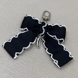 Gantungan kunci gantungan tas pita estetik