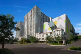 Apartemen mewah terintegrasi kampus dan stasiun LRT