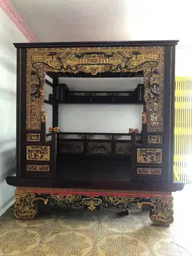Dijual Ranjang Chinese Kayu Jati Tua
