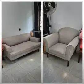 Jual murah sofa 2 seater + 1 seater seperti foto,harga1,9jt bs nego