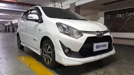 TDP 6,JT Toyota Agya 1.2 G TRD Sportivo Bensin-AT Putih 2019