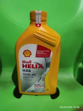 Oli Shell Helix Hx6 10W-40 Literan ASLI ORI 100%