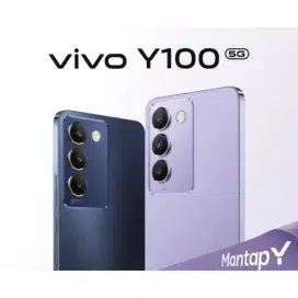 VIVO Y100 5G RAM 8/256 NEW SEGEL BERGARANSI PASTI ORI