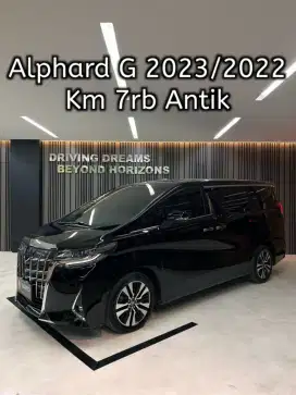 Toyota Alphard 2.5 G TSS ATPM 2023 Hitam B1971LDP Km7rb Nik 2022