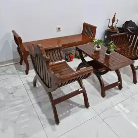 KURSI TAMU / TAMAM KAYU JATI MURAH