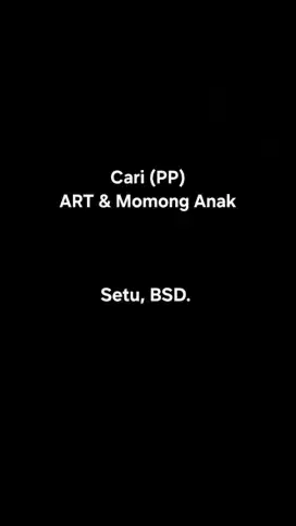 PP ART & Momong Anak