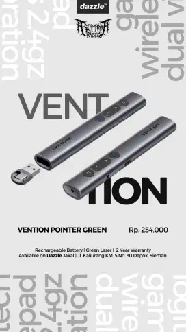 POINTER VENTION LASER HIJAU
