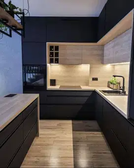 Custom Interior Kitchen Set, Backdrop TV, Lemari, Wardrobe