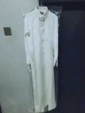 Jubah gamis thobe premium Alghaza Mubarak Rayan stretch