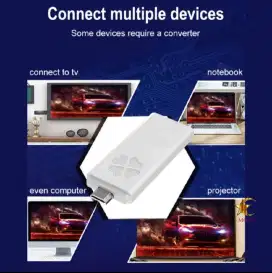 SMOON118P - PLAYGAME - DOUBLE STICK - 30.000+ GAMES - FOR TV