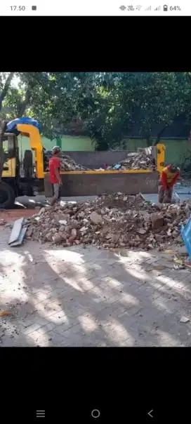 Jassa buang gragal /puing bekas proyek dll