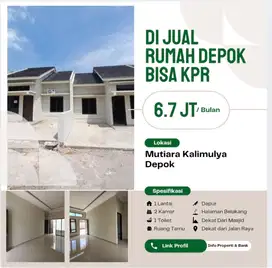 RUMAH  BARU  DI DEPOK - BISA KPR BANK
