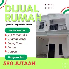 Rumah 2 lantai 590 juta di Jagakarsa Jakarta Selatan bebas banjir