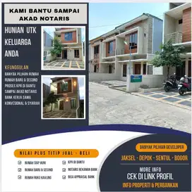 RUMAH BARU - BANGUNAN BERKUALITAS - BISA KPR BANK