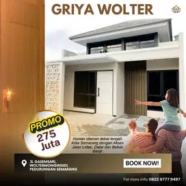 Rumah Griya Woltermonginsidi Dekat Aneka Jaya Majapahit Semarang