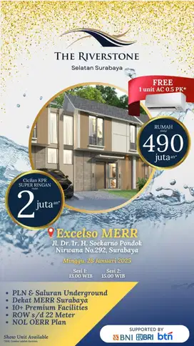 Launching Harga Perdana Rumah Di The River Stone Sidoarjo